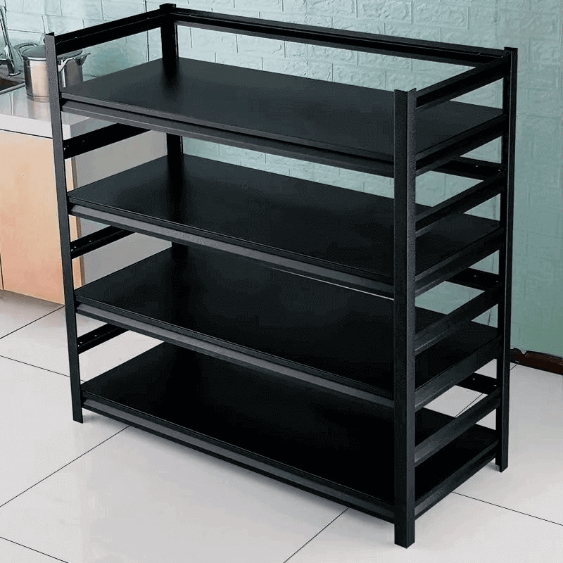 The kitchen shelf made of carbon steel or stainless steel