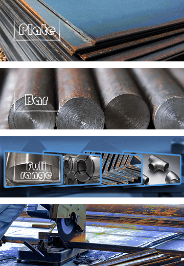Carbon steel supply: plate, coil, bar, pipe, flange, elbow, tee and so on.